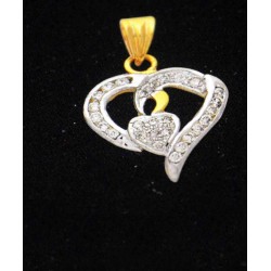 heart diamond necklace1