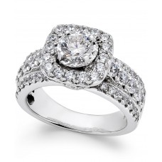 Diamond Bridal Ring ( 2 ct.) SQUARE